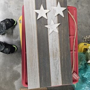 Rustic Wooden Star Wall Decor